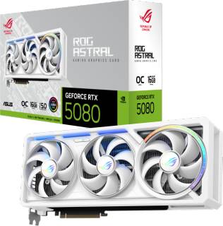 Видеокарта ASUS ROG Astral GeForce RTX 5080 16GB WHITE OC Edition ROG-ASTRAL-RTX5080-O16G-WHITE