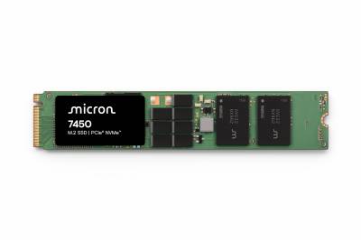 Накопитель Micron 7450 PRO 1.92TB M.2 22110 NVMe PCIe Gen4 x4 TLC MTFDKBG1T9TFR-1BC1ZABYYR
