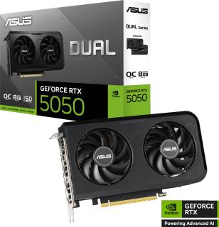 Видеокарта ASUS Dual GeForce RTX 5050 8GB OC Edition DUAL-RTX5050-O8G