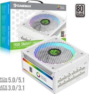 Адаптер GAMEMAX RGB PRO 1300P (ATX3.0/3.1 PCIe5.0/5.1) White RGB PRO 1300P WH