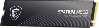 Накопитель MSI Spatium M560 2TB M.2 2280 NVMe PCIe Gen5 x4 3D NAND S78-440Q940-P83