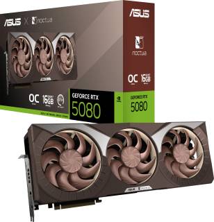 Видеокарта ASUS GeForce RTX 5080 16GB Noctua OC Edition RTX5080-O16G-NOCTUA