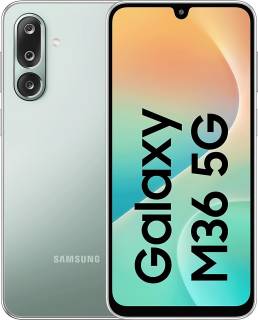 Смартфон Samsung Galaxy M36 5G 6/128GB Serene Green SM-M366BLGB
