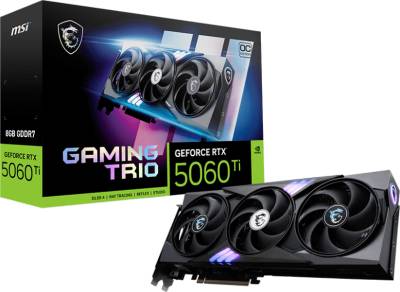 Видеокарта MSI GeForce RTX 5060 Ti 8GB GAMING TRIO OC RTX 5060 Ti 8G GAMING TRIO OC