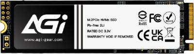 Накопитель AGI AI298 512GB M.2 2280 NVMe PCIe Gen3 x4 3D NAND TLC AGI512GIMAI298