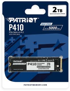 Накопитель Patriot P410 2TB M.2 2280 NVMe PCIe Gen4 x4 3D TLC P410P2TBM28H