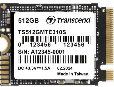 Накопитель Transcend SSD 310S 512GB M.2 2230 NVMe PCIe Gen4 x4 TLC TS512GMTE310S
