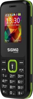 Телефон Sigma X-style 171 Mini Dual Sim Black/Green 4827798813720