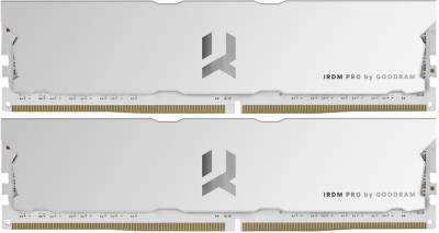 Память Goodram IRDM PRO Hollow White DDR4 16GB (2x8GB) 3600MHz CL18 Kit IRP-W3600D4V64L18S/16GDC
