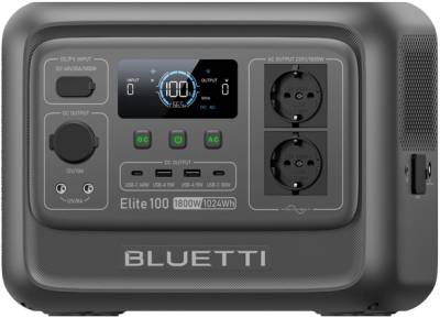 Зарядная станция BLUETTI Elite 100 V2 Portable Power Station 1800W/1024Wh P-EL100V2-EU-GY-BL-010 / EL100V2