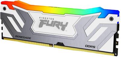 Память Kingston FURY Renegade Silver/White RGB DDR5 24GB 8400MHz CL40 KF584CU40RWA-24