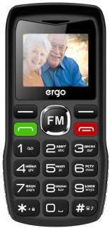 Телефон Ergo R182 Black