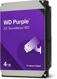 Накопитель Western Digital WD Purple Surveillance HDD 4TB 5400rpm 128MB WD44PURZ