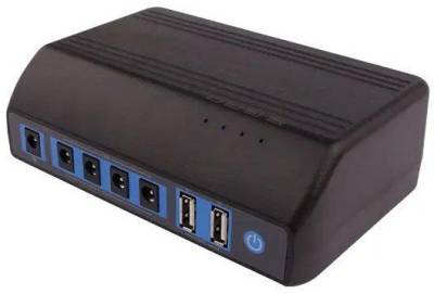 ИБП WGP WGP512A, Black, 31200 mAh (115.44Wh), 4xDC (12V/1A), 2xUSB (5V/2A)