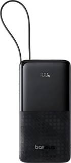 Павербанк Baseus Bipow 2 Digital Display 20000mAh 20W with Built-in USB-C Cable Black P10077101113-01