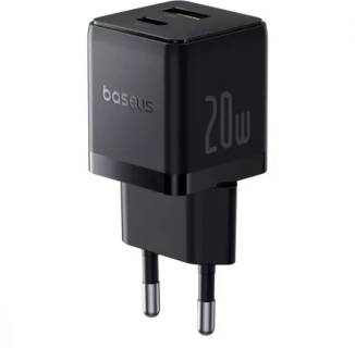 Зарядка Baseus Palm Fast Charger C+U 20W Black P10111608113-00