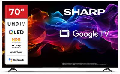 Телевизор Sharp 70 QLED HP5265e 4K Ultra HD Google TV 4T-C70HP5265EB