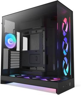 Корпус NZXT H9 Flow RGB Plus Dual-Chamber Mid-tower Case All Black CM-H92FB-P1