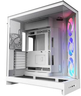Корпус NZXT H9 Flow RGB Dual-Chamber Mid-tower Case All White CM-H92FW-R1