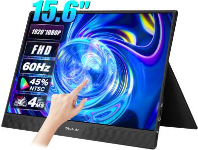 Монитор Zeuslap 15.6' Portable Touchscreen Monitor Black Z15ST