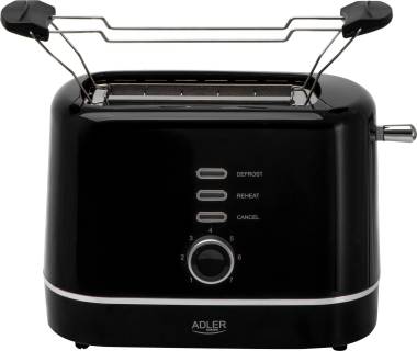 Тостер ADLER AD 3224 black