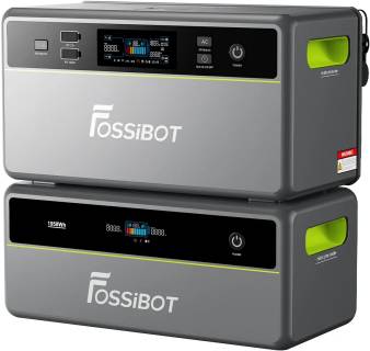 Зарядная станция Fossibot All-in-One Solar Energy Storage System with Balcony Power Station FBP1200 + FBP1200-B Expansion Battery 41012315684936