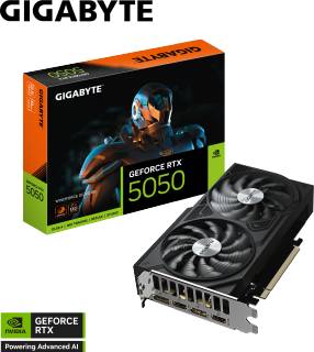Видеокарта Gigabyte GeForce RTX 5050 WINDFORCE OC V2 8GB GV-N5050WF2OCV2-8GD