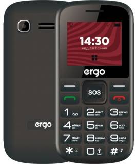 Телефон Ergo R202 Black