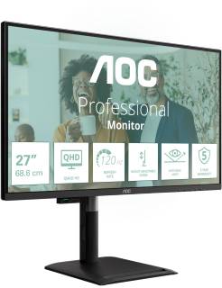 Монитор AOC 27' Professional QHD monitor Q27P4CV