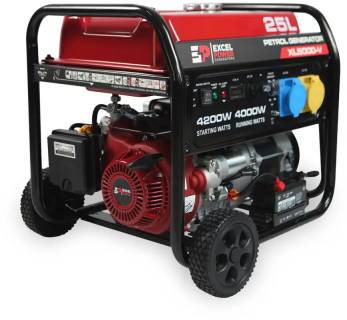 Генератор Excel Power Petrol Generator 4kW XL5000-V