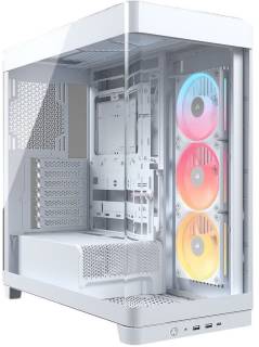 Корпус Corsair Frame 4500X LX-R RGB iCUE LINK Panoramic Glass Mid-Tower White CC-9011317-WW