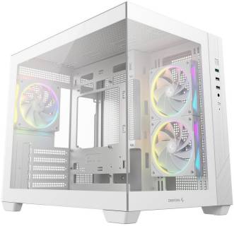 Корпус Deepcool CG330 3F White R-CG330-WHNGM3-G