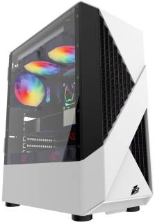Корпус 1STPLAYER F3-A-WH-4F1 600W White with window F3-A-WH-4F1-PS-600FK-EU