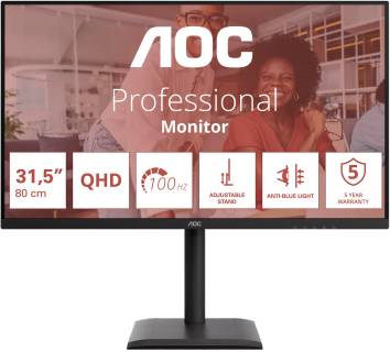 Монитор AOC Professional 31.5' QHD monitor Q32E4U