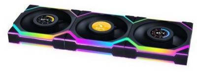 Вентилятор Lian Li Fan SL Wireless LCD 120 3 in 1 Black G99.12SLLCD1W3B.00