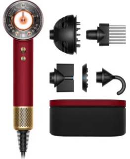 Фен Dyson Supersonic Nural Straight+Wavy Red Velvet/Gold 493117-01