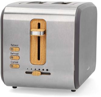 Тостер NEDIS KABT510EGY szary