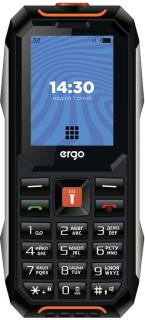 Телефон Ergo E182 Black Orange