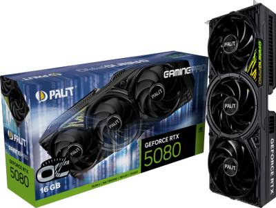 Видеокарта Palit GeForce RTX 5080 GamingPro OC V1 16GB NE75080S19T2-GB2031Y