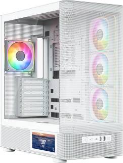 Корпус Modecom VOLCANO AQ400 ARGB MIDI SIDE White MC-A-AQ400-4FA-W