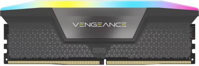 Память Corsair Vengeance RGB Gray DDR5 16GB 5200MHz CL40 CMH16GX5M1B5200Z40
