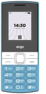 Телефон Ergo B185 Blue