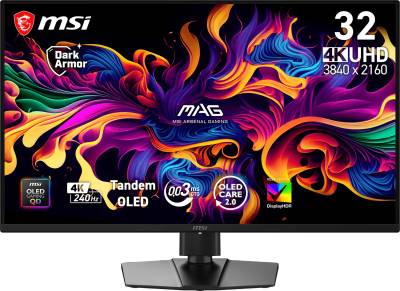 Монитор MSI Monitors MAG 321UP QD-OLED X24 Black 9S6-3DD29A-076