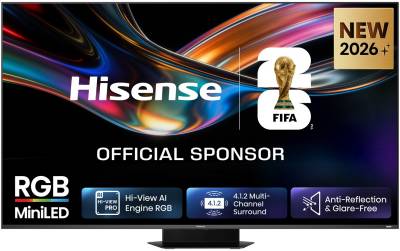 Телевизор Hisense 75 RGB Mini-LED UR9S 4K AI Engine Smart TV 2026 75UR9S
