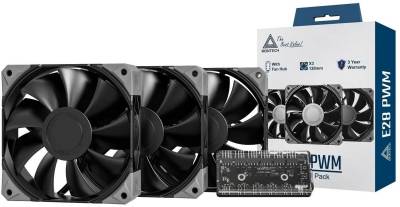 Вентилятор Montech E28 PWM 3 in 1 Black E28 3 PACK (B)