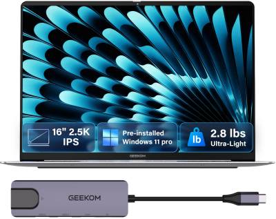 Ноутбук GEEKOM GeekBook X16 Pro Grey GEEKBOONX16AMOU5125U-321-US