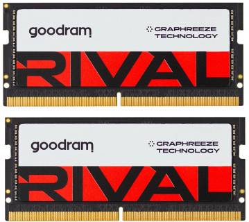 Память Goodram So-Dimm Rival DDR5 64GB (2x32GB) 5600MHz CL40 Kit GGEES5-56L40/64GDC