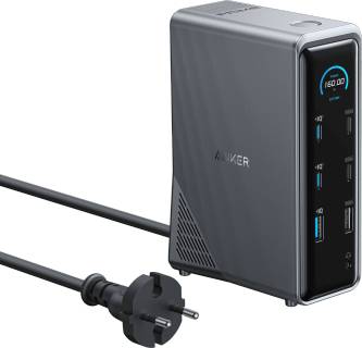 Разветвитель ANKER Prime Charging Docking Station 14-in-1, Dual Display, 160W (Чорна) A83B63A1
