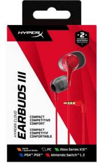 Наушники HyperX Cloud Earbuds III Wired Red BN7S0AA