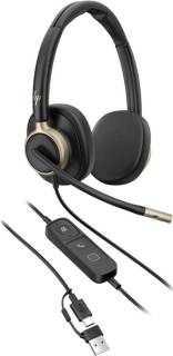 Наушники Poly Mission 825 USB Black C01FCAA
